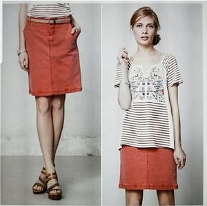 Holding Horses Anthro Denim Skirt 29